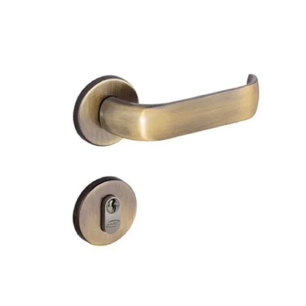 Fechadura Imab Duna 2 Ouro Velho Chave Externa Máquina 40mm