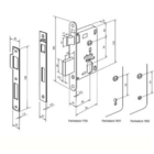 Fechadura Imab Ken Banheiro Inox Escovado