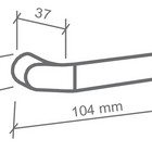 Fechadura Imab Luna Cromada Chave Interna Máquina 40mm