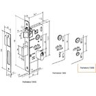 Fechadura Imab Maquina Avulsa 1300 Banheiro 40mm Cromada