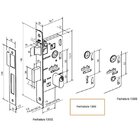 Fechadura Imab Maquina Avulsa 1300 Interna 40mm Preto Fosco