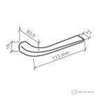 Fechadura Imab Nisa Cromada Chave Banheiro Máquina 40mm