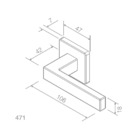 Fechadura Inox Concept 471i Pado