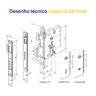 Fechadura Inox Imab Banheiro Hato 2