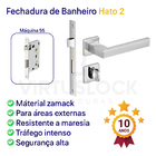 Fechadura Inox Imab Banheiro Hato 2