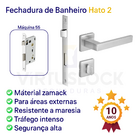 Fechadura Inox Imab Banheiro Hato 2