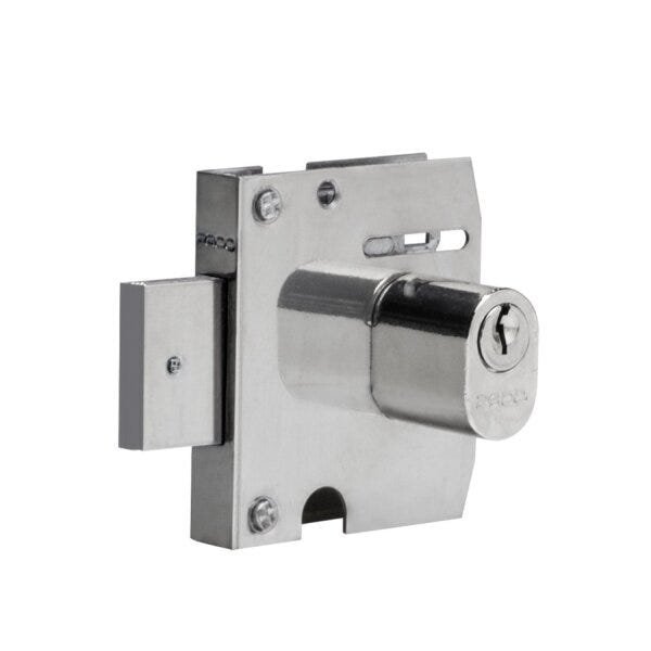 Fechadura Inox Pv09 Simples 1/2 Pado