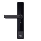 Fechadura Intelbras MFD 7000 D Preta de Embutir com Senha e Biometria
