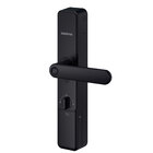 Fechadura Intelbras MFD 7000 D Preta de Embutir com Senha e Biometria