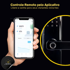 Fechadura Inteligente Wi-fi Biometria Senha Tag App Ekaza