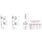 Fechadura Interna 3f 720i116 Redonda - Antique Oxidado