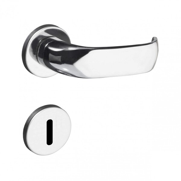 Fechadura Interna 40mm Com Roseta Zm 500-80i Contemporânea Pa