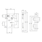 Fechadura Interna 4400 R64 Mz430 Design 40mm Roseta Cromo Ace