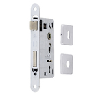 Fechadura Interna 55mm Zamac Cromado Acetinado Metro Light Imab