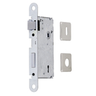 Fechadura Interna 55mm Zamac Cromado Acetinado Quadra Arouca