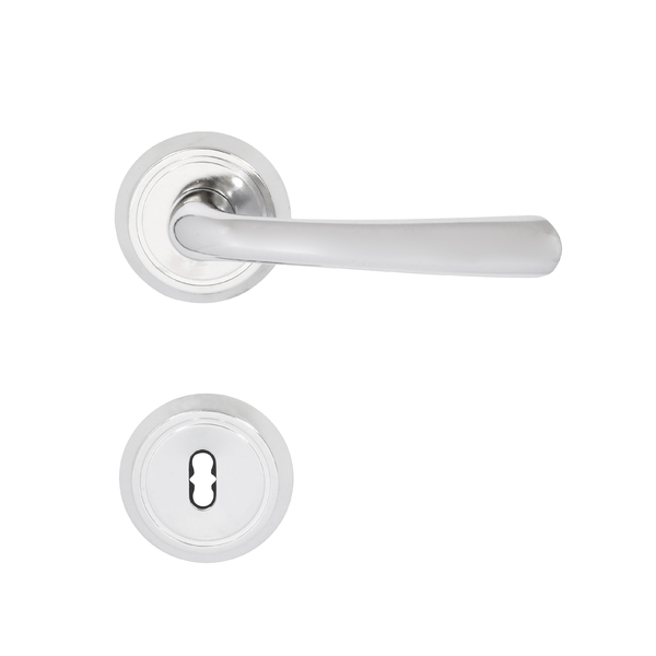 Fechadura Interna 55mm Zamac Cromado Slim Papaiz