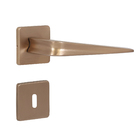 Fechadura Interna 55mm Zamac Escovado Chevron Arouca