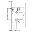 Fechadura Interna Alumínio Mgm Modena