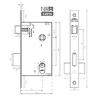 Fechadura Interna Delta 55mm Cromado 4086589/55 Zc Arouca