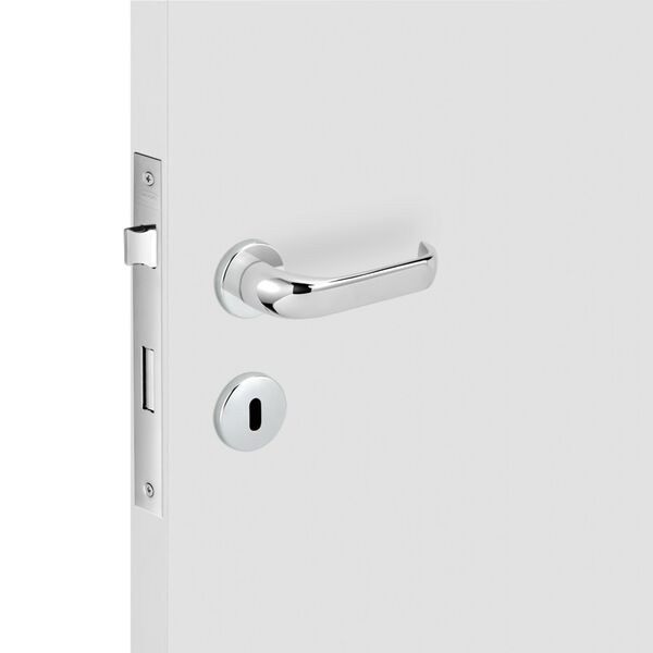 Fechadura Interna Duna Cromada Roseta Máquina 55mm Imab