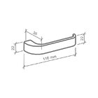Fechadura Interna Imab Odin Roseta Quadrada Cromada 40mm