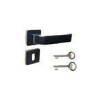 Fechadura Interna Imab Odin Roseta Quadrada Preta  40mm