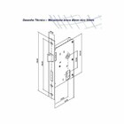 Fechadura Interna Jurere Roseta Inox Soprano - Unico