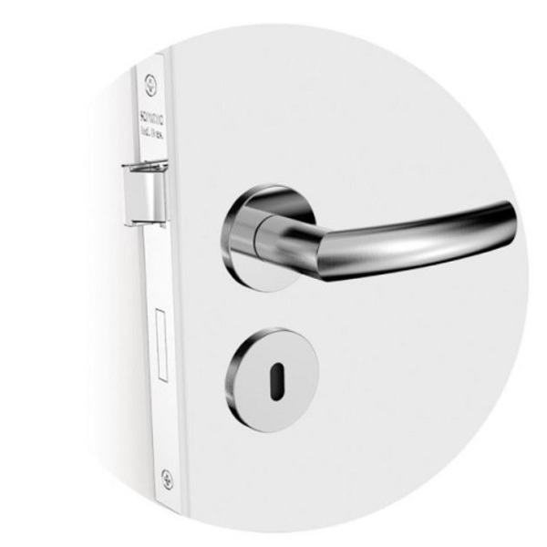Fechadura Interna Jurere Roseta Inox Soprano - Unico