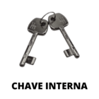 Fechadura Interna Maçaneta Quadrada Cromada 3f 740i/117