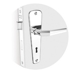 Fechadura Interna Popline Inox Soprano - Unico