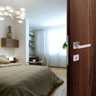 Fechadura Interna Quadratta 55mm Aço Inox Escovado 4098900/55