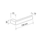 Fechadura Interna Quarto Hato 2 Inox Preta Preto Imab 55 Mm