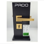 Fechadura Interna Quarto Sala Pado Ascot Dourado Escovado