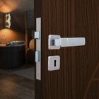 Fechadura Interna Roseta 40mm Trinco Reversível Cromado Mgm M