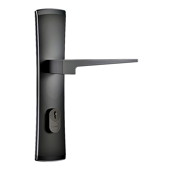 Fechadura Interna Stam 3200 55mm Preta Fosca Espelho Externa