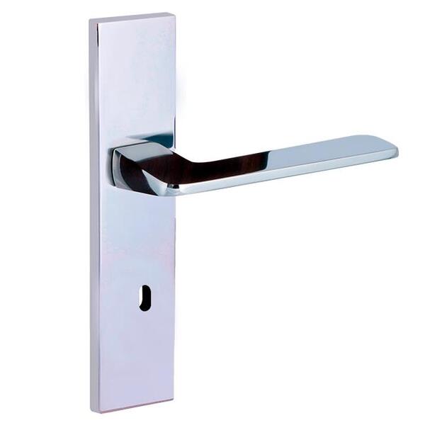 Fechadura Interna Ultra Line Espelho 55mm Latonado Alianca