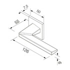Fechadura Karli Cromada Premium Banheiro