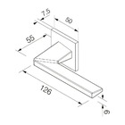 Fechadura Karli Cromado Premium Externa