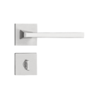 Fechadura Karli Cromo Acetinado Para Banheiro