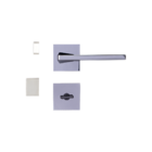 Fechadura Karli Grafite Polido Banheiro