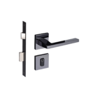 Fechadura Karli Grafite Polido Externa