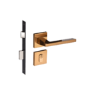 Fechadura Karli Red Gold Escovado Externa