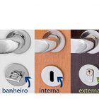 Fechadura Lexi Imab Banheiro Wc Tranqueta Cromada Cr 55mm