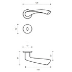 Fechadura Light Emma Externa 40mm Cromada Lockwell