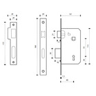Fechadura Light Emma Interna 40mm Cromada Lockwell