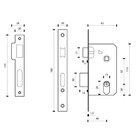 Fechadura Light Set Externa 40mm Preto Texturizado K13-20/007