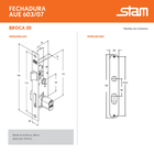 Fechadura-maçaneta-stam-603/07-buz