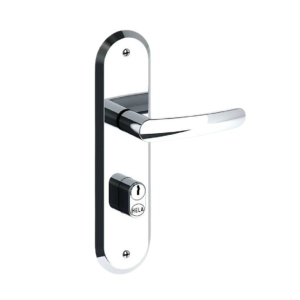 Fechadura Madrid 2002/04 Externa Espelho Cromado 40mm Hela