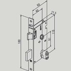 Fechadura Madrid 2002/15 Banheiro Espelho Latonado 40mm Hela