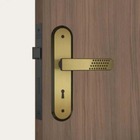 Fechadura Madrid 2002/15 Interna Espelho Latonado 40mm Hela